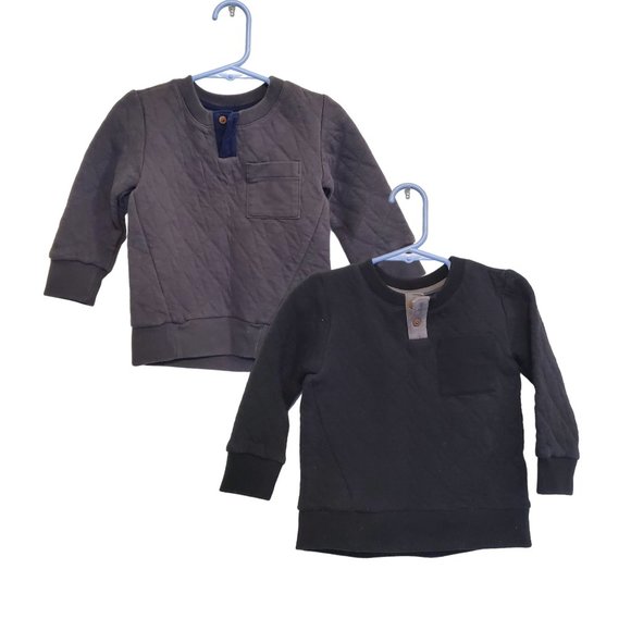 Cat & Jack 2 pack Toddler Sweatshirt. Size 2T. very gently‎ worn. - Picture 1 of 5